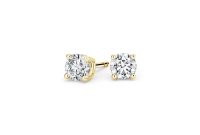 Certified Lab Created Diamond Stud Earrings (4 ct. tw.) in 18K Yellow Gold