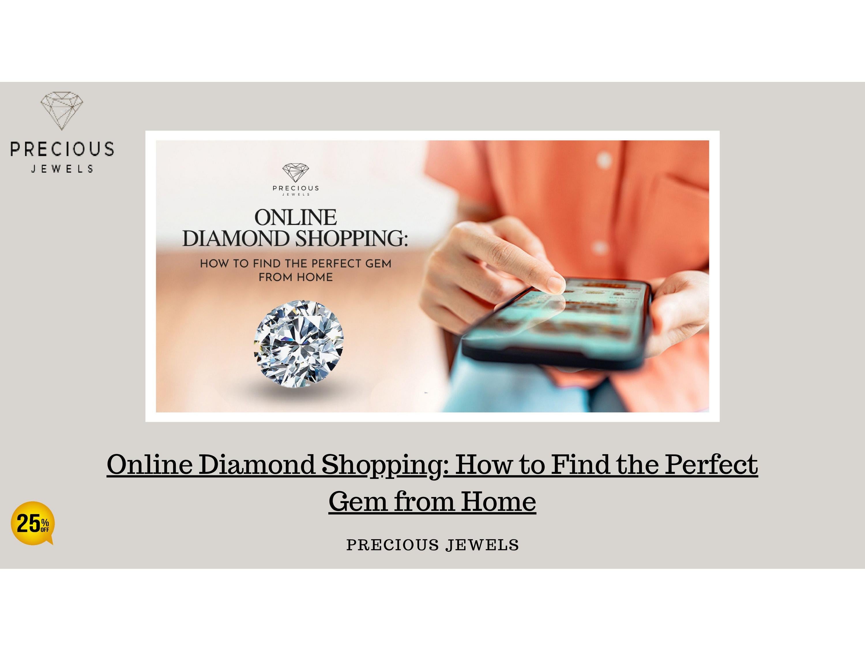 Shopping for diamonds online